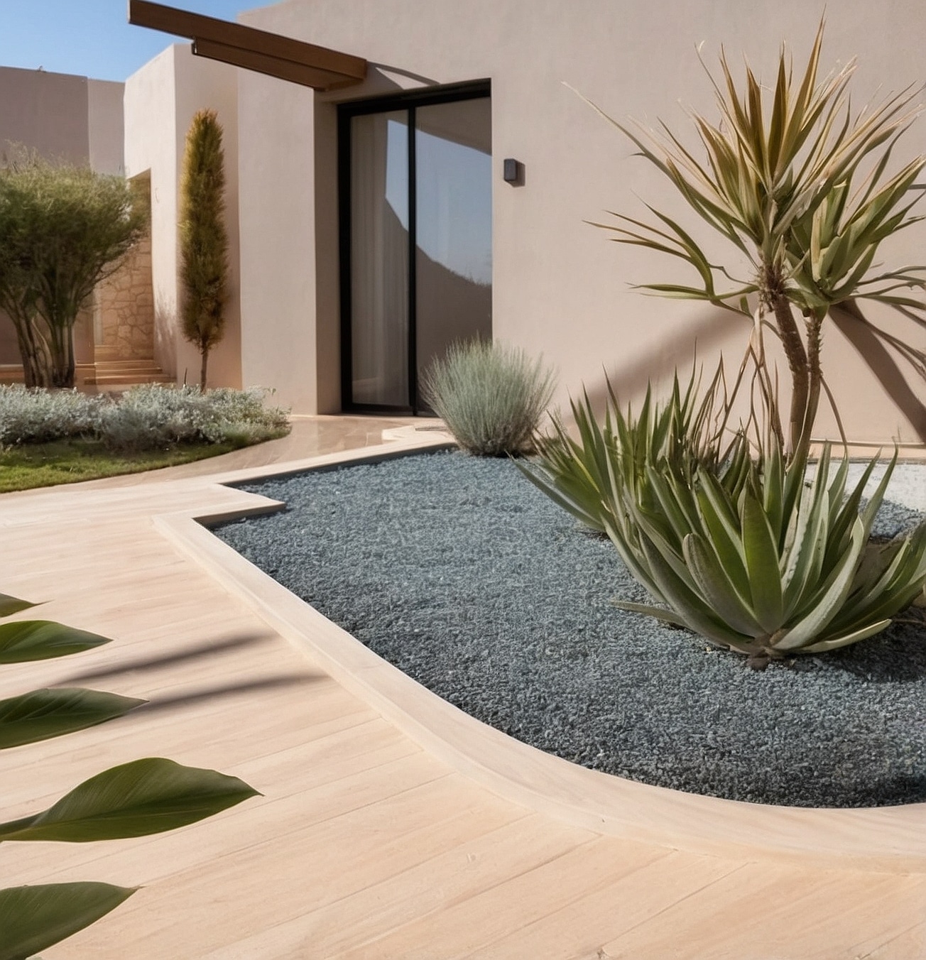 Interiores acogedores y modernos de una vivienda
